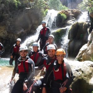 aventura en grupo en Sierras de Cazorla