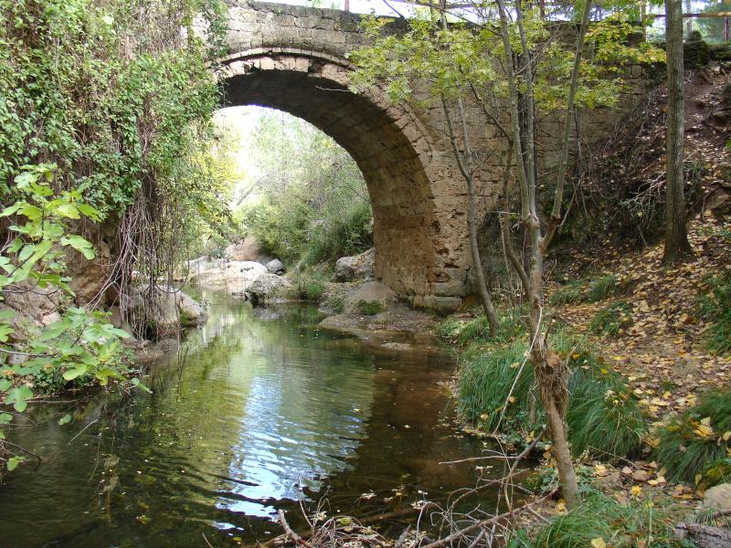 Puente de las Herrerias, en Sierra de Cazorla, rio Guadalquivir