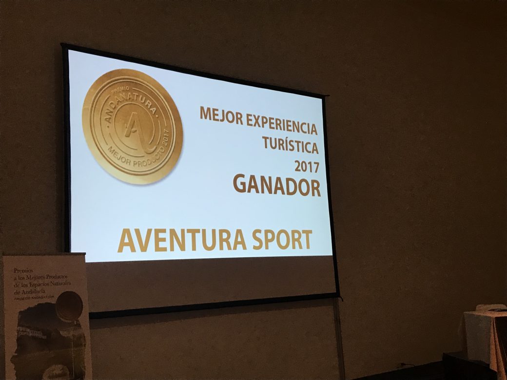 Aventura Sport “Mejor experiencia Turística de Andalucía de los Espacios Naturales de Andalucía 2017