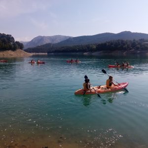 travesía en kayak, Semana Santa en Sierra de cazorla