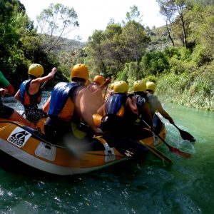 Actividades de aventura acuaticas. Rafting en Sierra de Cazorla