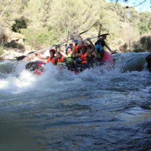 actividades de aventura en el rio guadalquivir, rafting