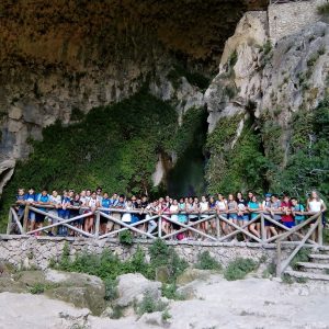 visita cultural y natural a la cueva del agua en Tiscar, turismo educativo y sostenible